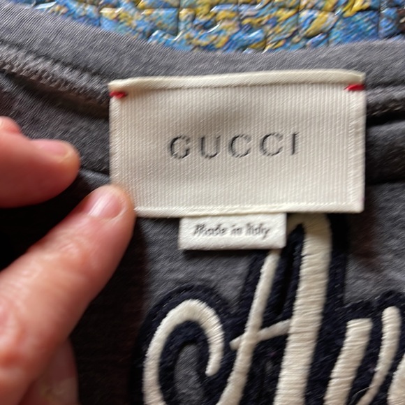 Gently worn Gucci 1/2 length sleeve sweatshirt size 6. - Picture 2 of 6
